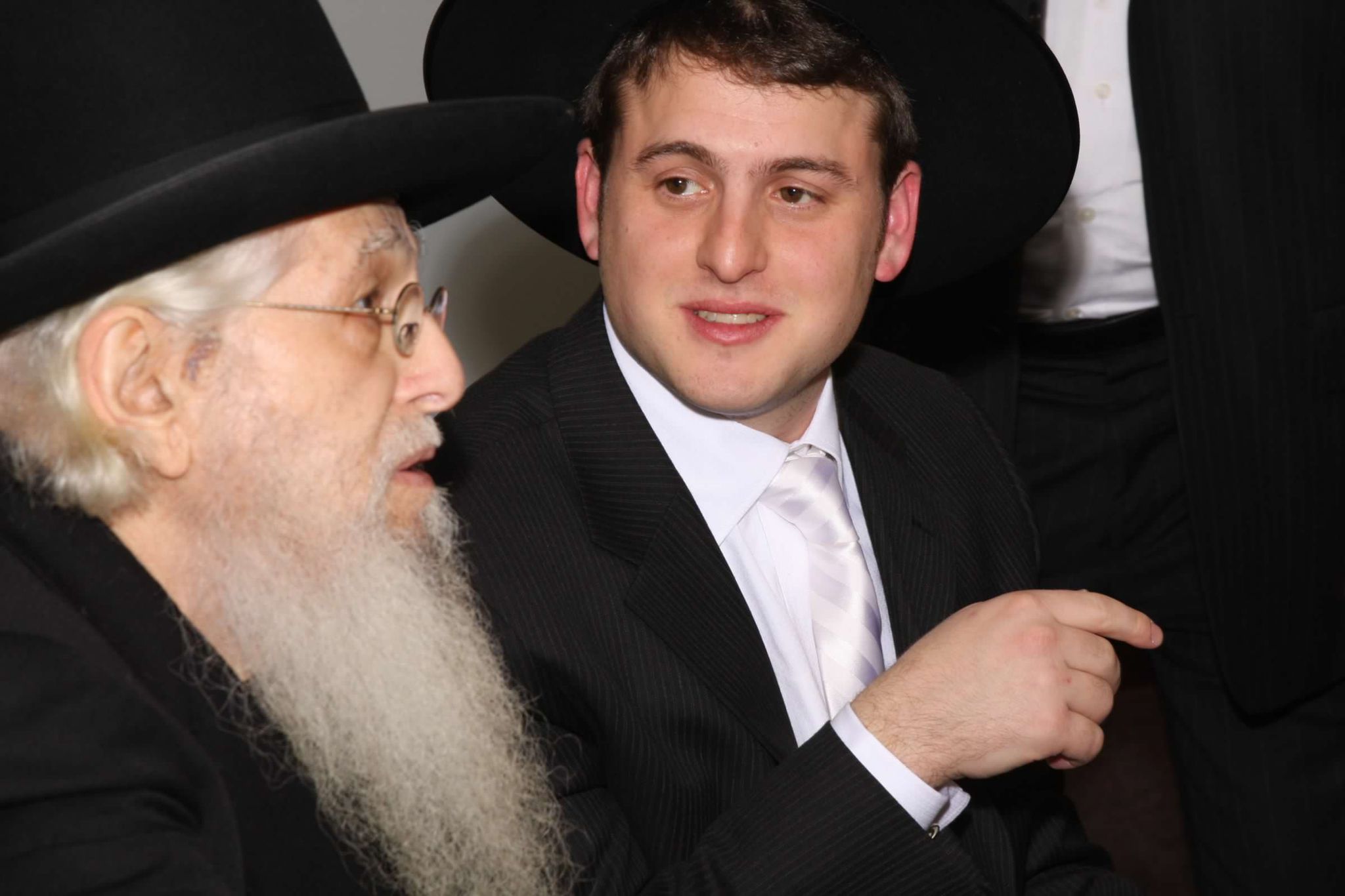 Rosh Yeshiva and me at my wedding