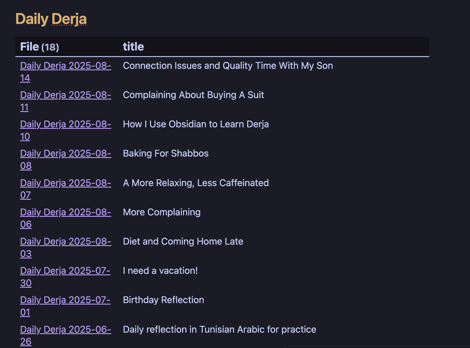 Data Query Example